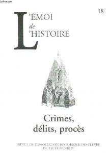18. Crimes, délits, procès