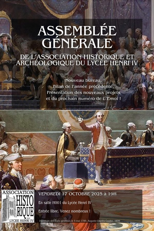 Assemblée Générale - 17 octobre